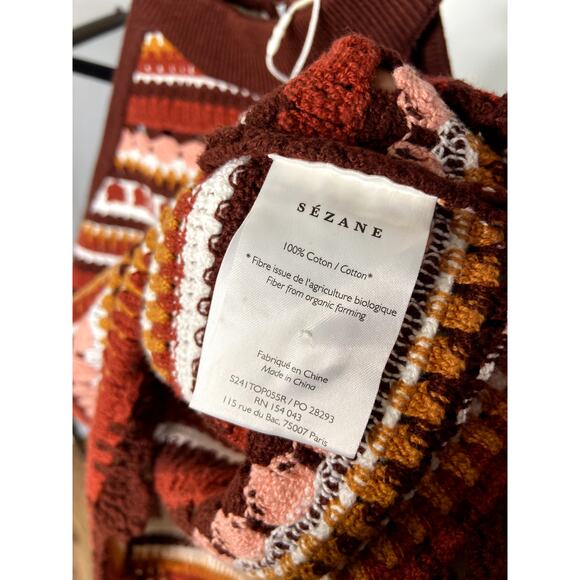 Sezane Lior Knit Top size XS - Picture 5 of 9